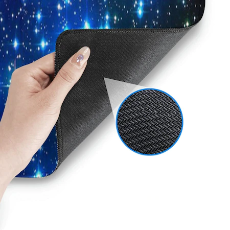 Mousepad Gaming Luxer Interstellar, 90 x 40 cm, Baza Cauciucata si Cusaturi laterale, Waterproof, Antiderapant,  mouse pad spatiu interstelar intergalactic aqirys flanco gaming logitech razer rgb personalizat xxl altex emag mare luxer ieftin [6]