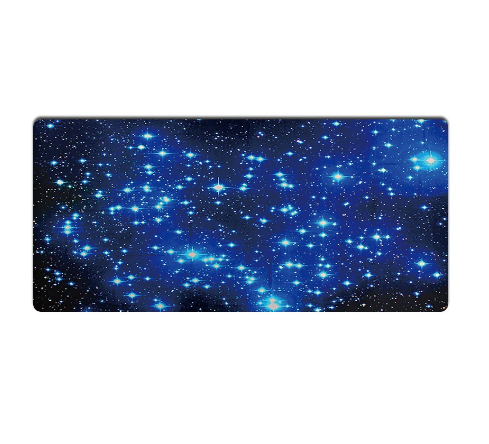 Mousepad Gaming Luxer Interstellar, 90 x 40 cm, Baza Cauciucata si Cusaturi laterale, Waterproof, Antiderapant,  mouse pad spatiu interstelar intergalactic aqirys flanco gaming logitech razer rgb personalizat xxl altex emag mare luxer ieftin [3]