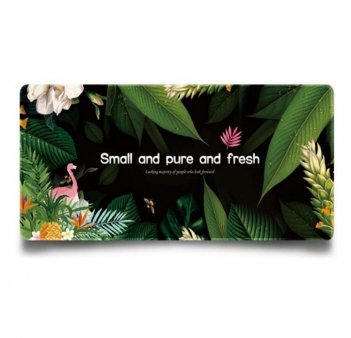 Mousepad Gaming Luxer Nature 100 x 50 cm, Baza Cauciucata si Cusaturi laterale, Waterproof, Antiderapant, mouse pad logitech xxl rgb amazon anti-slip extended altext aqirys qwerty genesis emag Luxer [2]