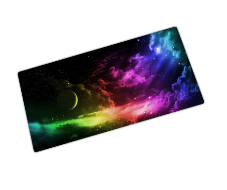 Mousepad Gaming Luxer Sky 90x40 cm, Baza Cauciucata si Cusaturi laterale, Waterproof, Antiderapant, mouse pad sky lovers cer luna nori futurist logitech razer rgb toucpad bes for xxl wireless mare altex flanco emag large v2 asus artisan razer ieftin luxer [4]