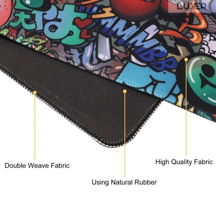 Mousepad Gaming Luxer Sky 90x40 cm, Baza Cauciucata si Cusaturi laterale, Waterproof, Antiderapant, mouse pad sky lovers cer luna nori futurist logitech razer rgb toucpad bes for xxl wireless mare altex flanco emag large v2 asus artisan razer ieftin luxer [11]