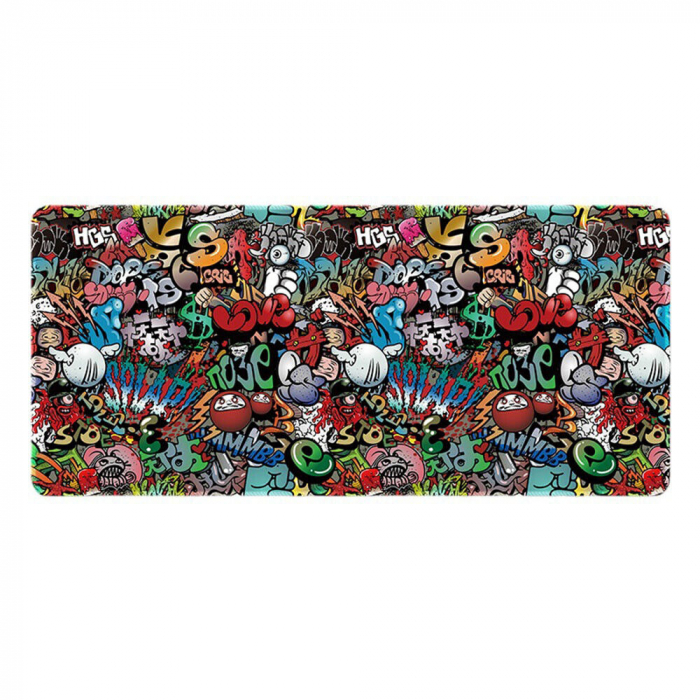 Mousepad Gaming Luxer Sky 90x40 cm, Baza Cauciucata si Cusaturi laterale, Waterproof, Antiderapant, mouse pad sky lovers cer luna nori futurist logitech razer rgb toucpad bes for xxl wireless mare altex flanco emag large v2 asus artisan razer ieftin luxer [8]