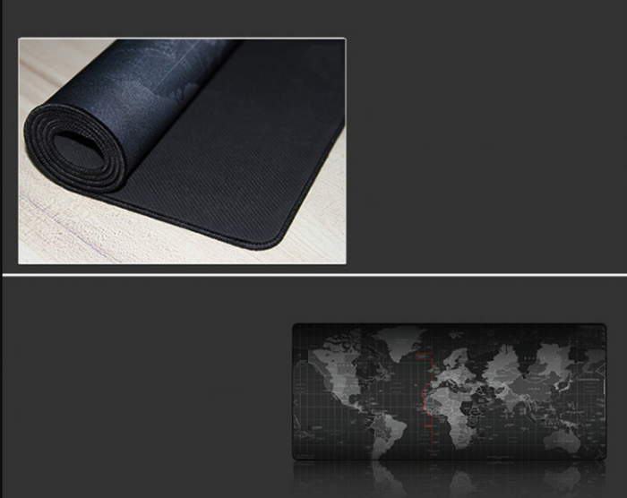 Mousepad Profesional Gaming Waterproof Antiderapant Luxer, Albastru Navy, 90x40 cm, mouse pad harta lumii world map xxl rgb hama world map emag amazon ieftin aqirys logitech razer personalizat emag steelseries mare altex flanco luxer [8]