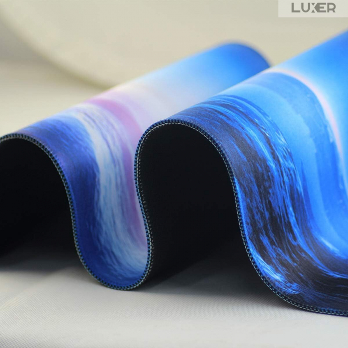 Mousepad Gaming Luxer Sky 90x40 cm, Baza Cauciucata si Cusaturi laterale, Waterproof, Antiderapant, mouse pad sky lovers cer luna nori futurist logitech razer rgb toucpad bes for xxl wireless mare altex flanco emag large v2 asus artisan razer ieftin luxer [3]