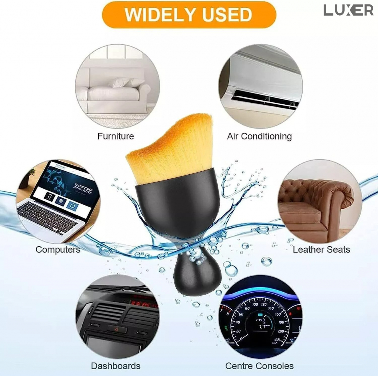 Perie Detailing Auto pentru Curățarea Interiorului Mașinii – Ideală pentru Bord, Guri de Aerisire, Ecrane Tactile și Suprafețe Delicate, Design Ergonomic și Peri Moi, Fără Zgârieturi, perie auto, detailing auto, curățare mașină, interior auto, pentru bord, moale, pentru suprafețe delicate, fără zgârieturi, accesorii detailing, curățare interior mașină, pentru guri de aerisire, pentru ecrane tactile, profesională, multifuncțională, unelte detailing, curățare bord mașină, accesorii auto curățenie, finisaje interioare, compactă, rezistentă. [6]