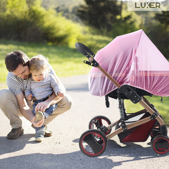 Plasa Anti-Tantari/Insecte Tip Husa Cu Elastic Pentru Carucior Luxer, Marime Universala, plasa tantari carucior bebe tei cybex universal chicco balios auchan dedeman carrefour insecte dm emag ieftin luxer [3]