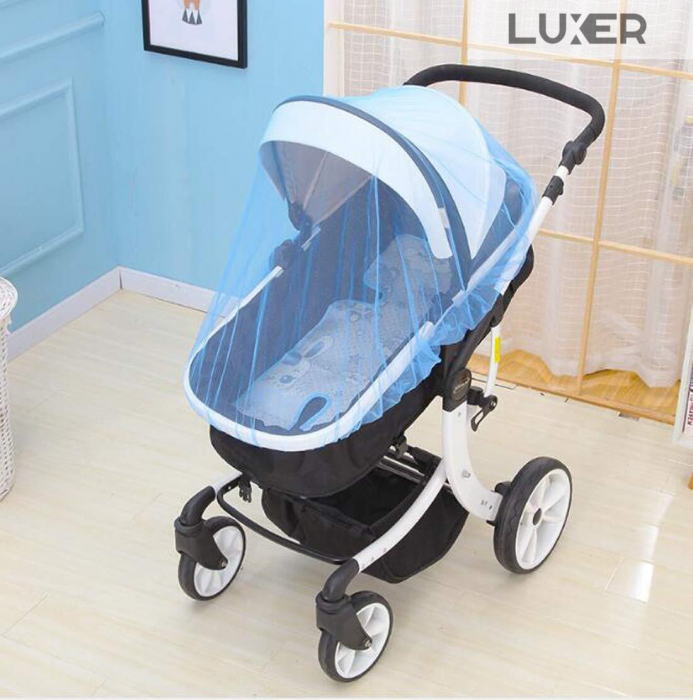 Plasa Anti-Tantari/Insecte Tip Husa Cu Elastic Pentru Carucior Luxer, Marime Universala, plasa tantari carucior bebe tei cybex universal chicco balios auchan dedeman carrefour insecte dm emag ieftin luxer [4]