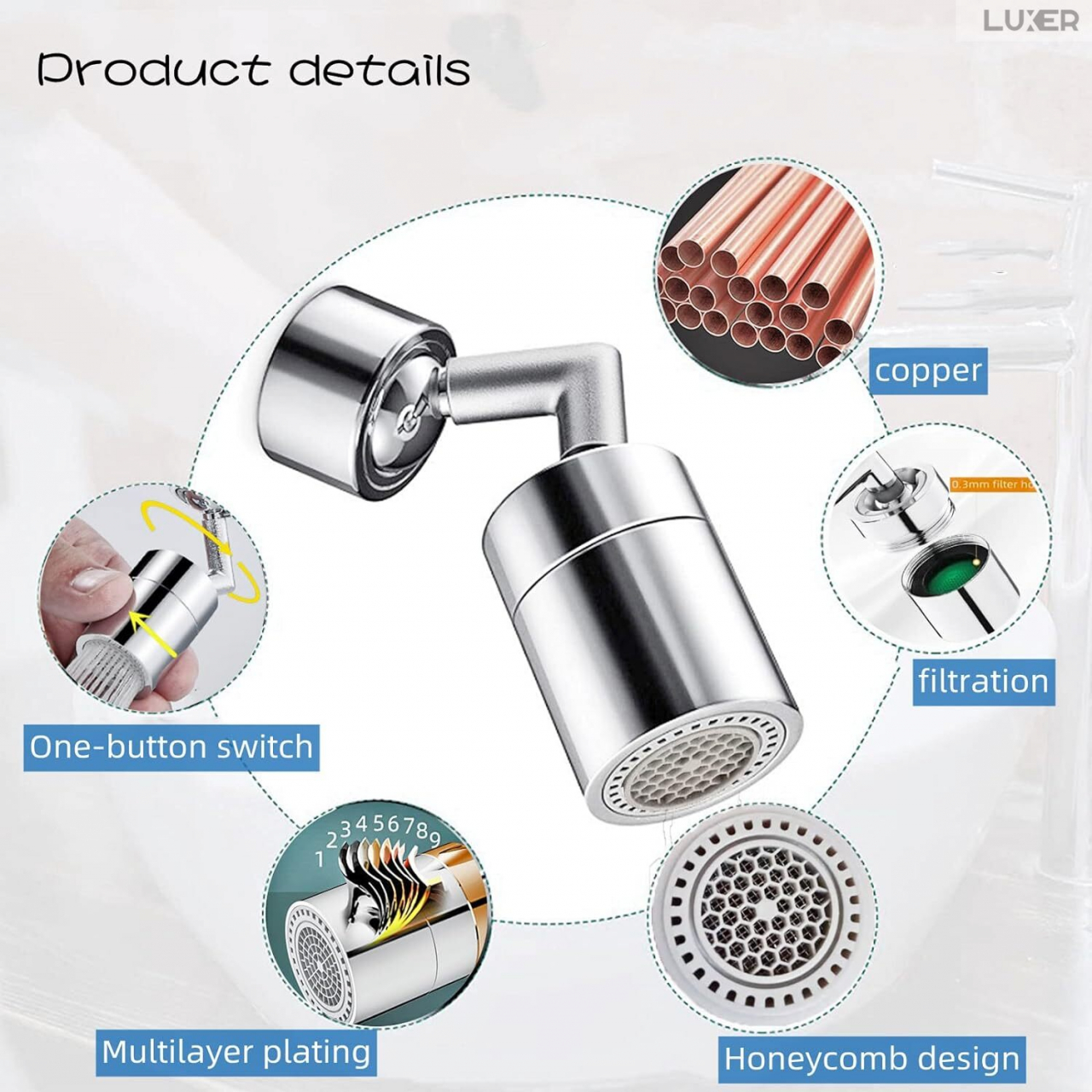 Prelungitor Baterie Chiuveta Tip Aerator cu 2 Moduri de Functionare, Brat Rotativ In Orice Directie, Economizor Apa Integrat, 8.5 cm, Prelungitor Baterie Chiuveta Tip Aerator cu 2 Moduri de Functionare, Brat Rotativ In Orice Directie, Economizor Apa Integrat, Dedeman, Leroy Merlin, Brico Depot, Hornbach, Emag, Luxer [13]