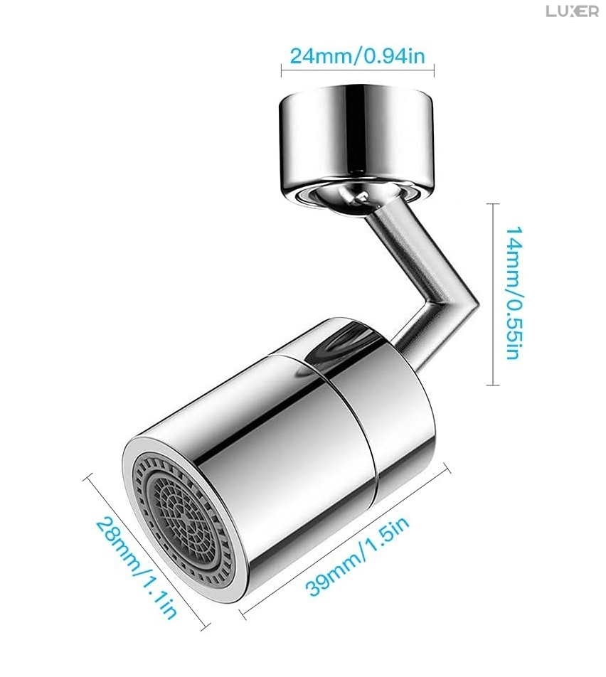 Prelungitor Baterie Chiuveta Tip Aerator cu 2 Moduri de Functionare, Brat Rotativ In Orice Directie, Economizor Apa Integrat, 8.5 cm, Prelungitor Baterie Chiuveta Tip Aerator cu 2 Moduri de Functionare, Brat Rotativ In Orice Directie, Economizor Apa Integrat, Dedeman, Leroy Merlin, Brico Depot, Hornbach, Emag, Luxer [14]