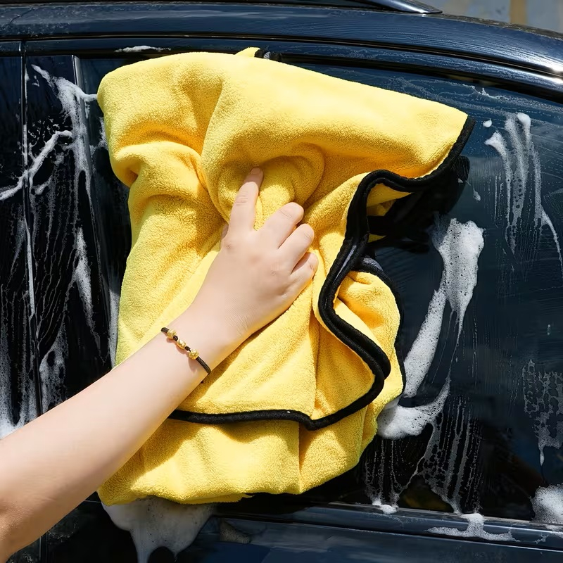 Prosop Ultra-Absorbant Din Microfibra Pentru Curatare Auto, Uscare Rapida, Fara Scame, Dimensiuni 160x60 cm, Luxer [6]