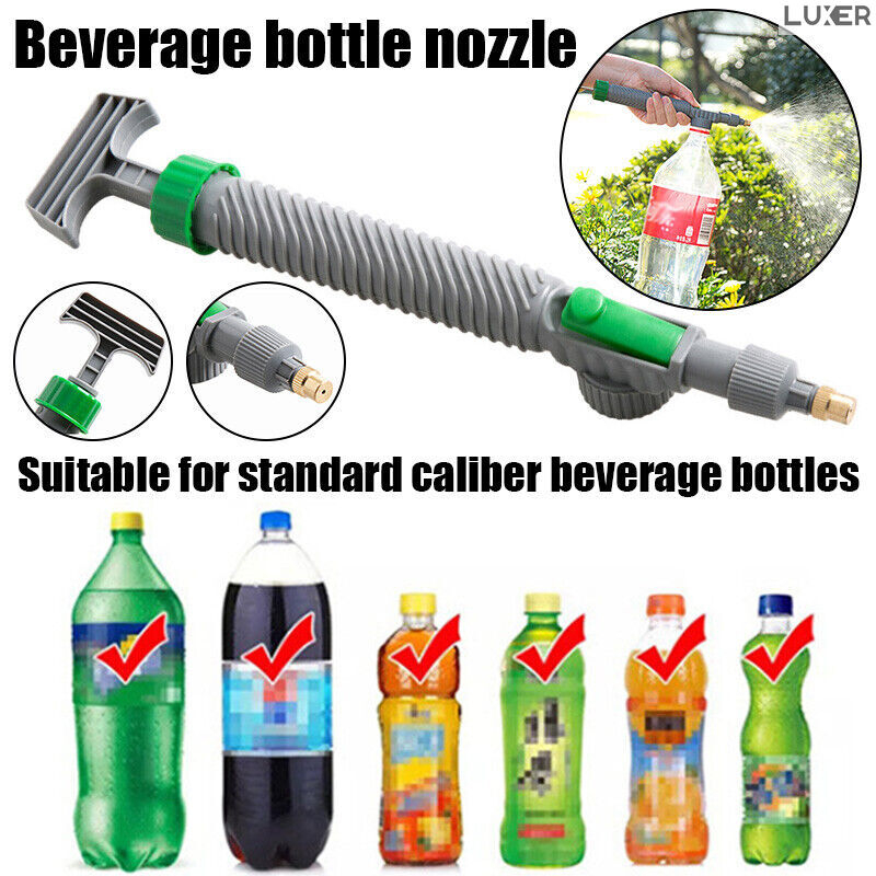 Pulverizator Portabil Manual pentru Uz Casnic, Pulverizare Apa/Substante Sub Presiune, Universal, pentru Stropit, Sticle sau Bidoane 0.5L-2L, Lungime 29 cm, Luxer [7]