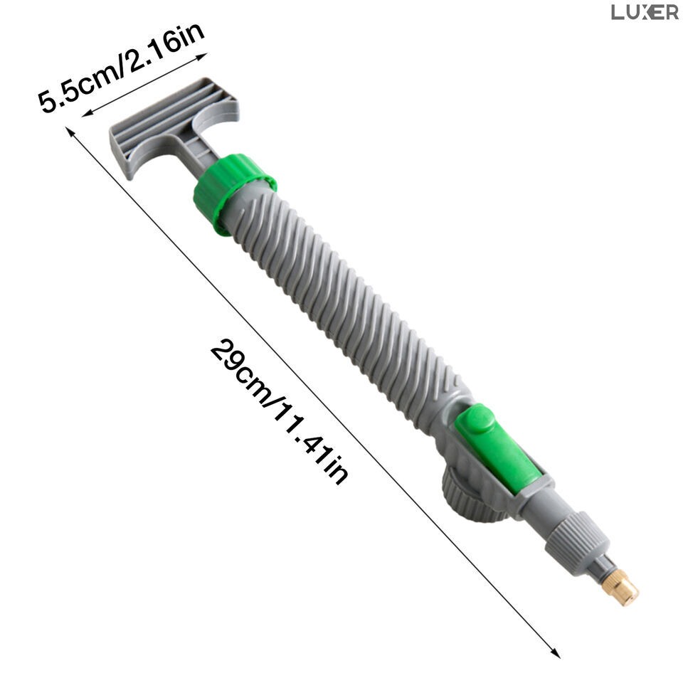 Pulverizator Portabil Manual pentru Uz Casnic, Pulverizare Apa/Substante Sub Presiune, Universal, pentru Stropit, Sticle sau Bidoane 0.5L-2L, Lungime 29 cm, Luxer [12]