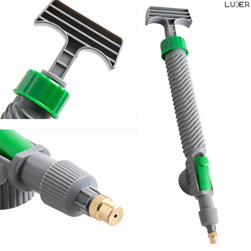 Pulverizator Portabil Manual pentru Uz Casnic, Pulverizare Apa/Substante Sub Presiune, Universal, pentru Stropit, Sticle sau Bidoane 0.5L-2L, Lungime 29 cm, Luxer [3]