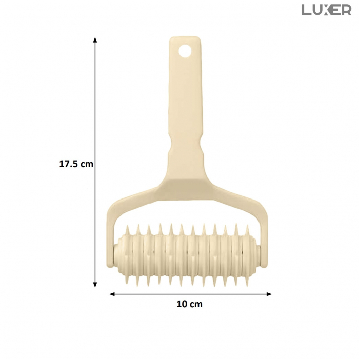 Rola Pentru Modelat Aluatul de Tarte, Placinte sau Prajituri, 17.5x10 cm, Luxer, rola pentru modelarea aluatului modelator aluat ieftin luxer [10]
