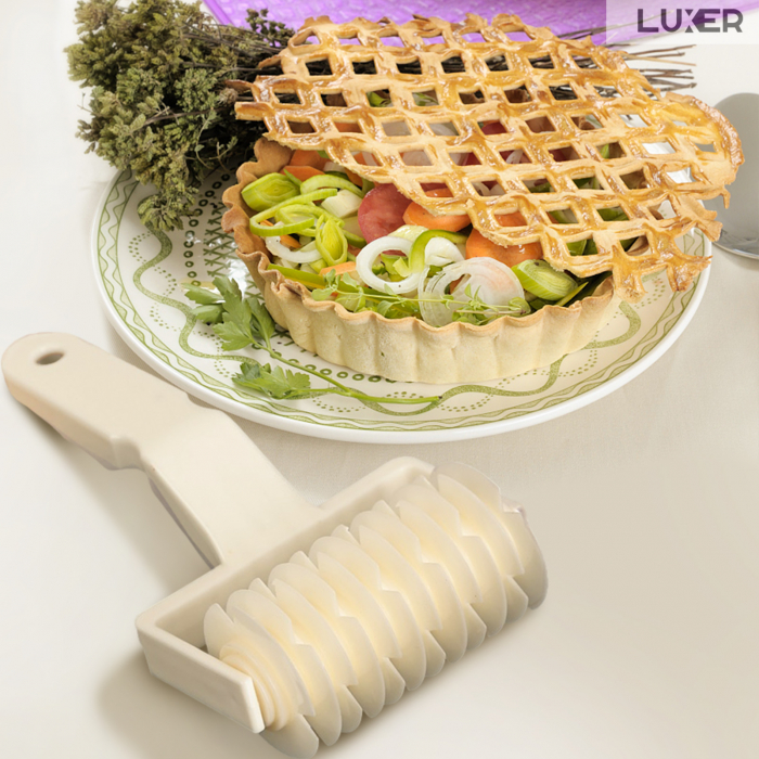 Rola Pentru Modelat Aluatul de Tarte, Placinte sau Prajituri, 17.5x10 cm, Luxer, rola pentru modelarea aluatului modelator aluat ieftin luxer [5]