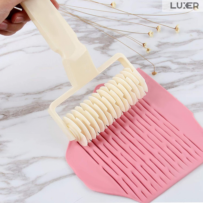 Rola Pentru Modelat Aluatul de Tarte, Placinte sau Prajituri, 17.5x10 cm, Luxer, rola pentru modelarea aluatului modelator aluat ieftin luxer [6]
