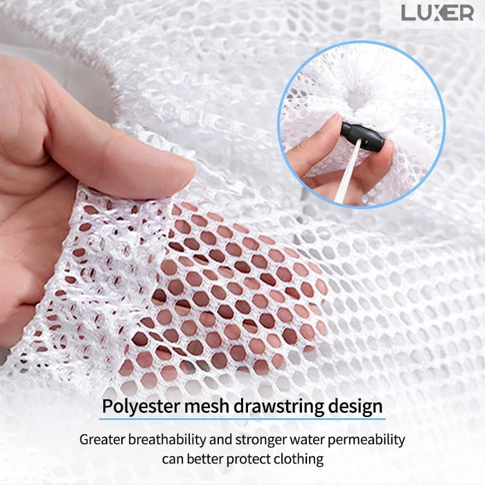 Sac Protectie Haine Pentru Masina de Spalat, 30x40 cm, Alb, Luxer, saci protectie haine masina de spalat ikea dedeman jysk leroy emag ieftine luxer [4]