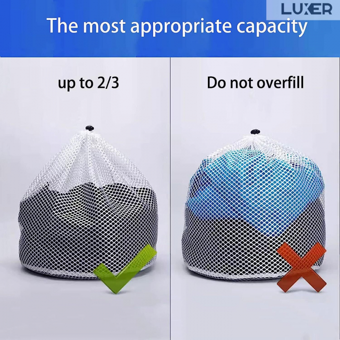Sac Protectie Haine Pentru Masina de Spalat, 30x40 cm, Alb, Luxer, saci protectie haine masina de spalat ikea dedeman jysk leroy emag ieftine luxer [6]