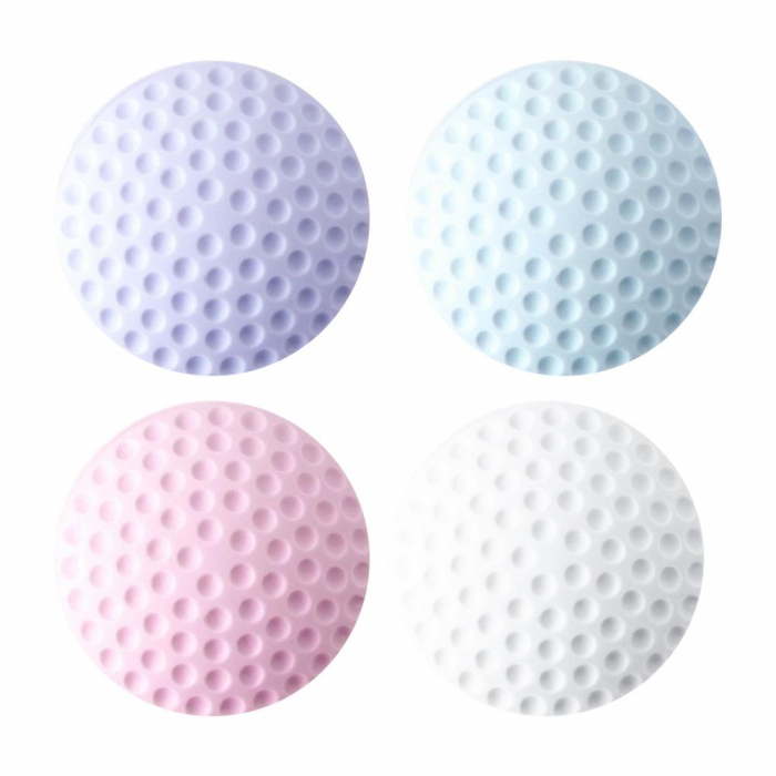 Set Buline Autoadezive Protectie Usi/Mobilier/Parchet din Silicon Cauciucat, Protectie Perete, Multisuprafete, Universal, Dimensiune 5 cm, Alb/Multicolor, Luxer, buline protectie perete bucatarie aragaz pereti dedeman ikea birou copii multisuprafete luxer [11]