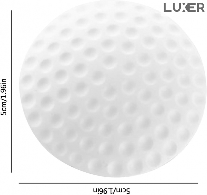 Set Buline Autoadezive Protectie Usi/Mobilier/Parchet din Silicon Cauciucat, Protectie Perete, Multisuprafete, Universal, Dimensiune 5 cm, Alb/Multicolor, Luxer, buline protectie perete bucatarie aragaz pereti dedeman ikea birou copii multisuprafete luxer [7]