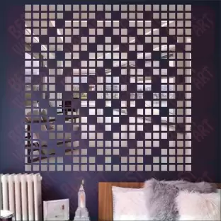 Set oglinzi acrilice patrate Luxer oglinzi decorative de perete oglinda hol oglinzi dedeman pentru living din acril decorativa ikea decor mobexpert jysk emag dormitor living autoadezive oglinda aurie moderne rezistente auriu [8]