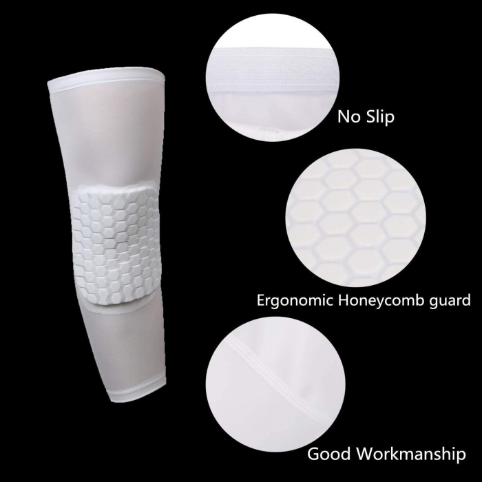 Set 2 Genunchiere Elastice cu Tampon de Protectie Luxer pentru baschet/volei/handbal, Unisex, 46 cm, Negru, genunchiere ortopedice decathlon pentru baschet volei handbal nike tarmak compresive nike pentru suport al genunchiului si al ligamentelor medicale ieftin luxer [6]