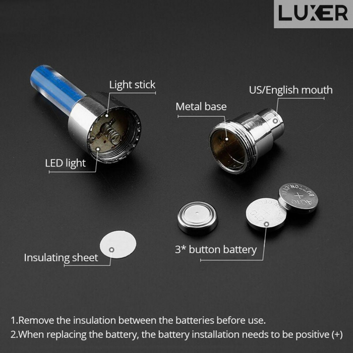 Set 2 Lumini LED pentru Roata Bicicleta/Masina/Motocicleta, cu Ventil, Alimentare: Baterii, Multiple Culori, Luxer, set lumini biciclete, motoare, masini fata spate pentru roata puternice dechatlon auchan carrefour emag fata spate luxer [6]