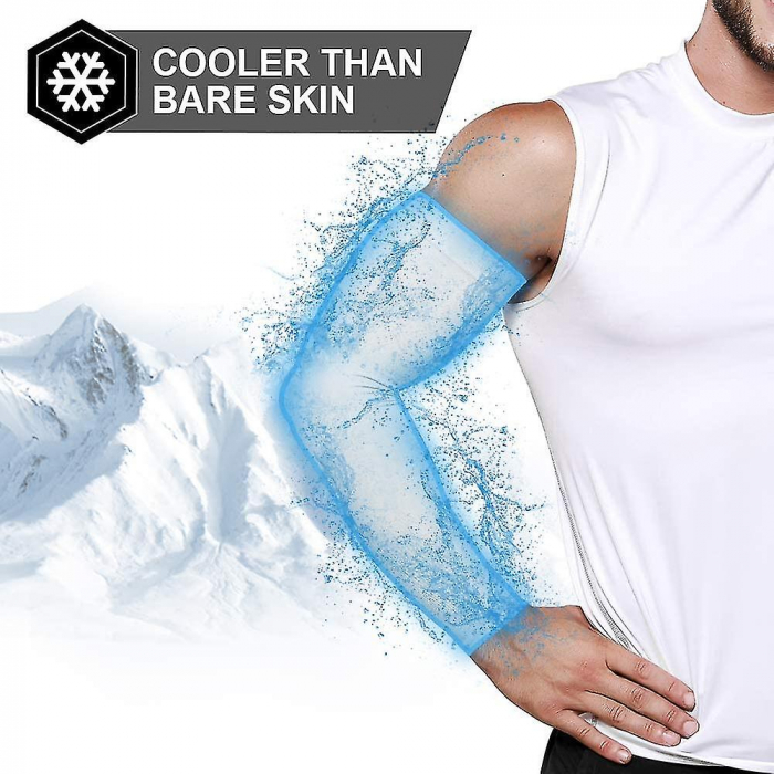 Set 2 Maneci Sport Unisex cu Protectie UV Luxer, Marime Universala, protectie auto, alergat, ciclism, pescuit, Negru, maneca protectie solara uv manusi fortbal alergat decathlon ieftine universale emag luxer [5]