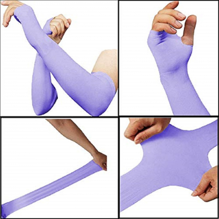 Set 2 Maneci Sport Unisex cu Protectie UV Luxer, Marime Universala, protectie auto, alergat, ciclism, pescuit, Negru, maneca protectie solara uv manusi fortbal alergat decathlon ieftine universale emag luxer [5]