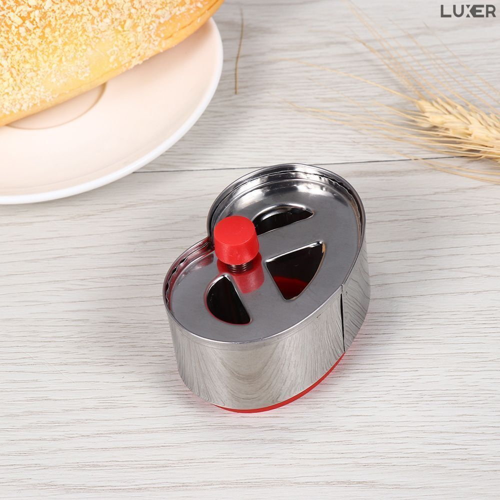 Forma pentru Modelat Covrigei cu Arc, din Inox, 6.2 x 4.3 x 2 cm, Rosu, Luxer [4]