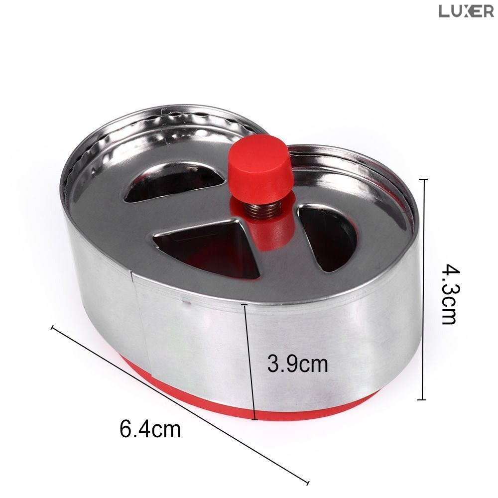 Forma pentru Modelat Covrigei cu Arc, din Inox, 6.2 x 4.3 x 2 cm, Rosu, Luxer [6]