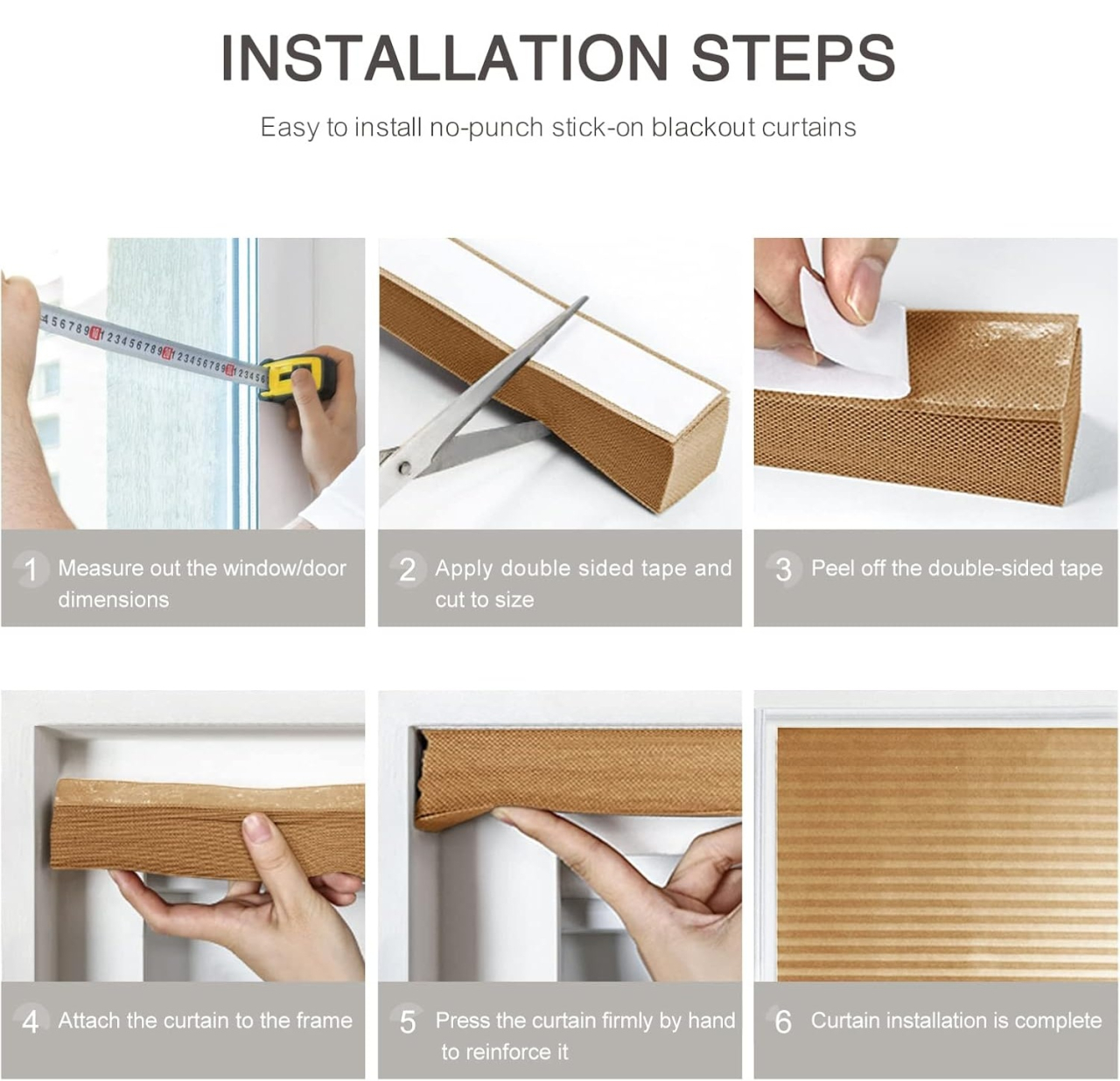 Set 3 Jaluzele Plisate cu Sistem de Prindere Autoadeziv Luxer, Dimensiuni 90x180 cm, Nude, jaluzele geamuri mansarda rulou dedeman velux leroy merlin pentru ferestre interior hornbach ieftine luxer [8]