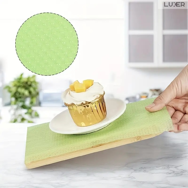 Set 4 Covorase Antiderapante Pentru Protectie Rafturi Frigider sau Sertare, Anti-Mucegai, Table Placemats, Material Impermeabil, Dimensiuni 45x29 cm, Verde, Luxer, Folie Protectie Rafturi Dulap, Antibacteriene, Covoras Pentru Pastrarea Prospetimii, Covoras Frigider [7]
