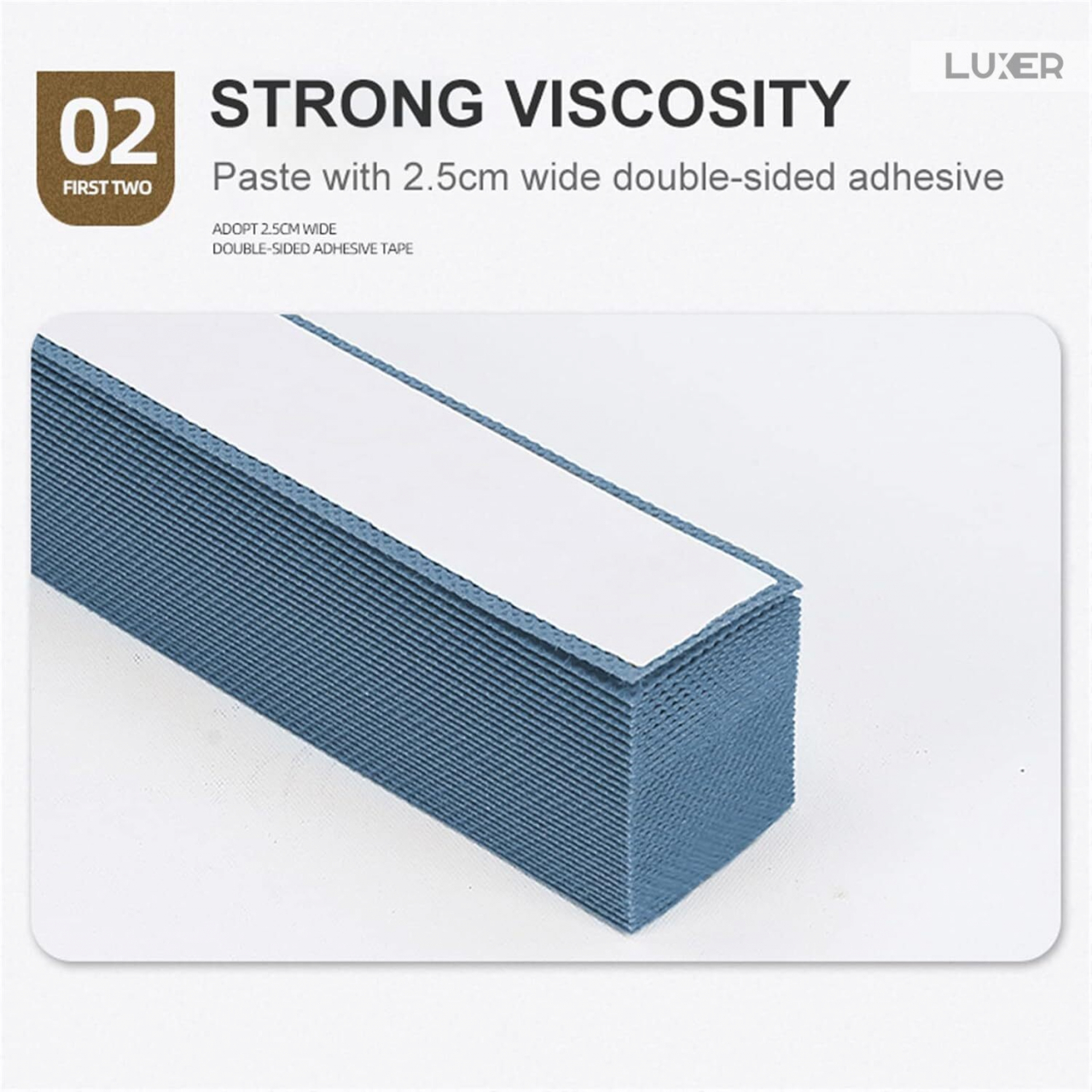Set 4 Jaluzele Plisate cu Sistem de Prindere Autoadeziv Luxer, Dimensiuni 150X60 cm, Albastru, jaluzele geamuri mansarda rulou dedeman velux leroy merlin pentru ferestre interior hornbach ieftine luxer [10]
