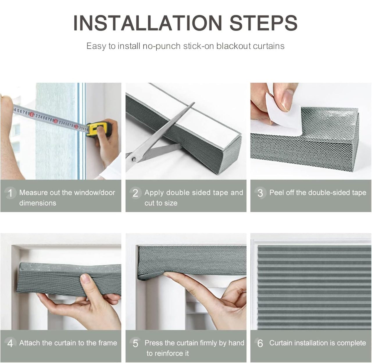 Set 4 Jaluzele Plisate cu Sistem de Prindere Autoadeziv Luxer, Dimensiuni 90x180 cm, Gri, jaluzele geamuri mansarda rulou dedeman velux leroy merlin pentru ferestre interior hornbach ieftine luxer [8]