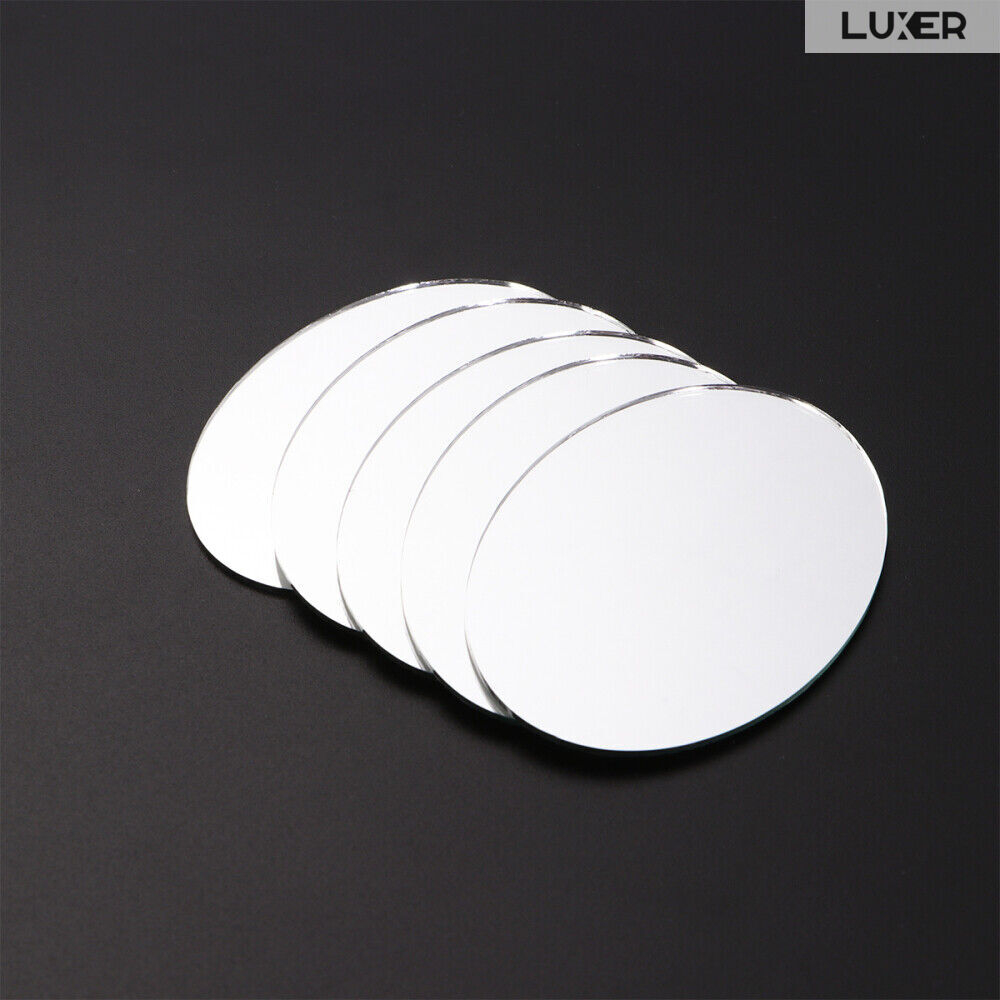 Set 50 Oglinzi Acrilice Autoadezive Luxer, Model Oval, Dimensiuni 8x5 cm, Silver,oglinzi decorative de perete oglinda hol oglinzi dedeman pentru camera din acril decorativa ikea decor mobexpert jysk emag dormitor living autoadezive oglinda moderne rezistente auriu luxer [1]