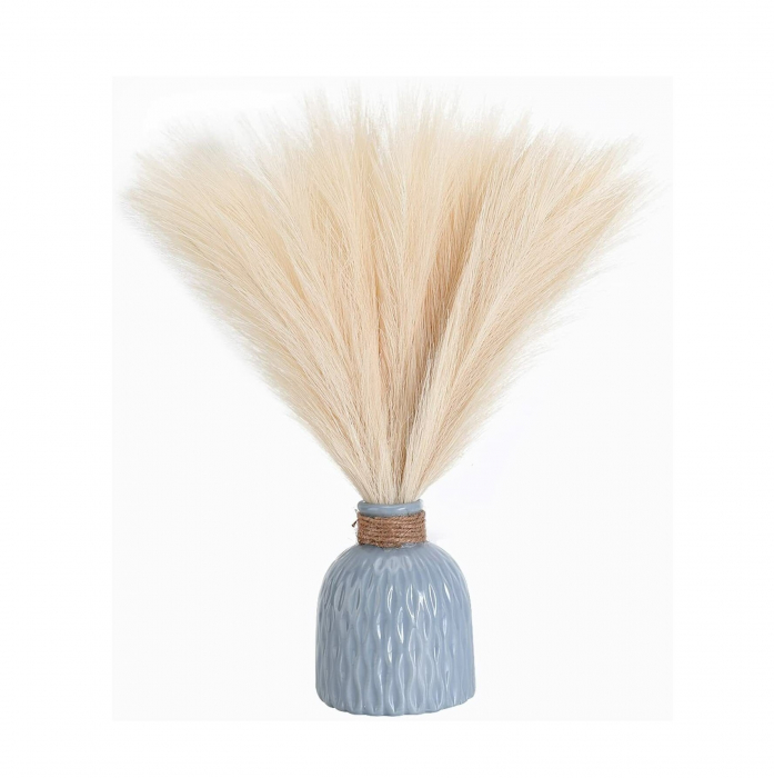 Set 6 Fire Iarba de Pampas Artificiala Din Matase Pentru Decoratiuni Casa, Birou sau Evenimente, Alb, Gri, Bej, Roz, Luxer, plante/flori decorative ornamentale, ornament interior, frunze decor pentru botez/nunta dedeman jysk leroy luxer [15]