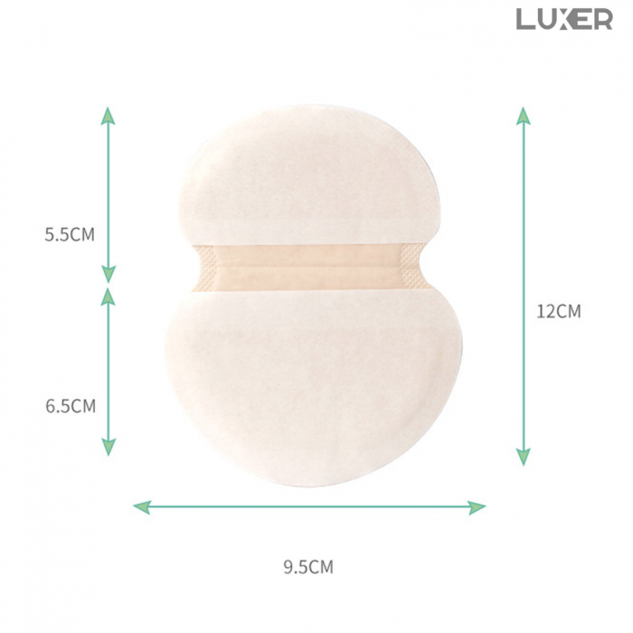 Set 60 Absorbante Subtiri Subrat Autoadezive Pentru Transpiratie Axila, Unisex, 12x9.5 cm, Luxer, absorbant pentru suprat dm subtiri eficiente dr max farmacia tei carrefour auchan absorbante pentru transpiratie zilnice discreet ieftine [16]