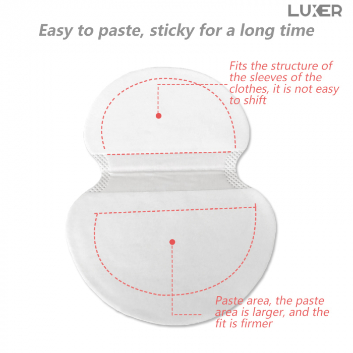 Set 60 Absorbante Subtiri Subrat Autoadezive Pentru Transpiratie Axila, Unisex, 12x9.5 cm, Luxer, absorbant pentru suprat dm subtiri eficiente dr max farmacia tei carrefour auchan absorbante pentru transpiratie zilnice discreet ieftine [4]