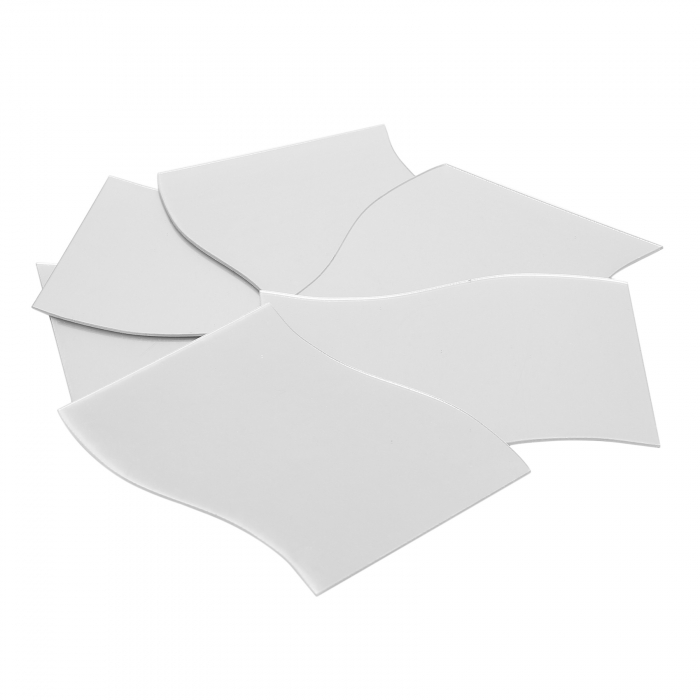 Set oglinzi acrilice valuri Luxer oglinzi decorative de perete oglinda hol oglinzi dedeman pentru camera din acril decorativa ikea decor mobexpert jysk emag dormitor living autoadezive oglinda aurie moderne rezistente auriu [10]