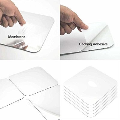 Set oglinzi acrilice patrate Luxer, 15x15 cm, silver, oglinda perete pentru hol stil dedeman ikea jysk alba moderne mari ieftine dormitor sufragerie living leroy merlin oglinda adeziva anticadere din bucati ieftine luxer [6]