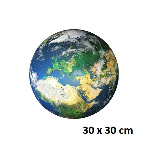 Sticker Glow In The Dark Luxer, Autocolant Luna Fosforescenta, Pamant, 30 cm, stickere pamant terra pentru perete ieftin dormitor sufragerie autocolant emag luxer dedeman leroy globul pamantesc [6]