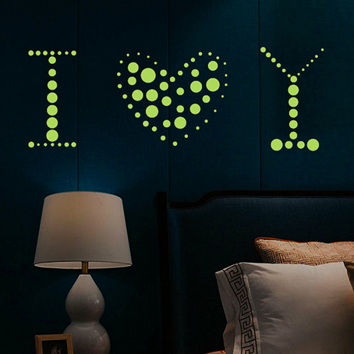 Stickere perete Glow in the dark Luxer, Buline Fosforescente, 3 folii, 524 piese,stickere autoadezive stele spatiu interstelar pepco dedeman pentru tavan perete camera copilului bebelusi mari [5]
