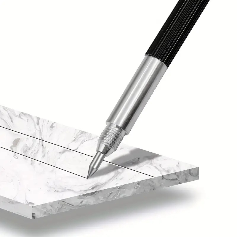 Stilou de gravură manuală Luxer cu vârf din carbură de tungsten, pentru gravare precisă pe metal, sticlă, lemn, ceramică și plastic, design ergonomic și maner antiderapant. [3]