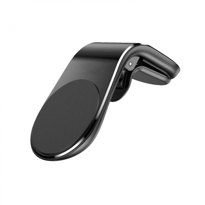Suport auto premium Luxer pentru telefon, tableta, GPS Negru, magnetic multifunctional universal bicicleta samsung baseus altex emag flanco 10 inch antiderapant numar wireless ieftin pentru grila ventilatie bord masina ventuza ieftin ipad luxer [3]