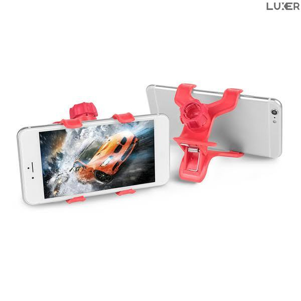 Suport Telefon cu Brat Lung Metalic Flexibil 360° si Clema de Prindere Multisuprafete, Rotativ, Universal, Negru Alb Rosu Albastru, Luxer, pentru [6]