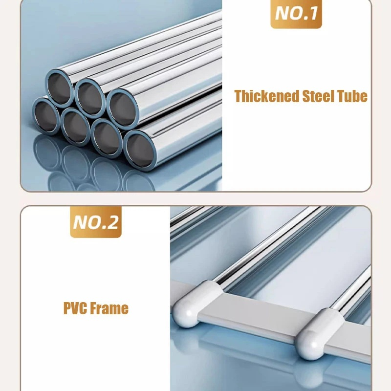 Umeras Cascada Pentru Pantaloni/Cravate/Esarfe/Prosoape Cu 7 Bare Pentru Economisire Spatiu, Dimensiuni 36x48.5 cm, Alb, Luxer [9]