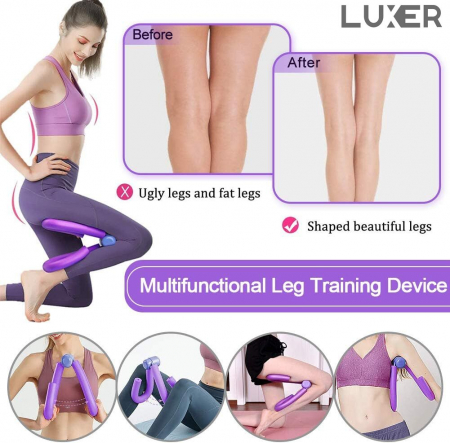 Aparat Fitness Multifunctional Pentru Tonifiere Musculara, Universal, Mov, Luxer, dispozitiv tonifiere musculara pentru muschi abdominali, fese, coapse, combatere celulita, pentru femei decathlon intersport ieftin luxer [2]