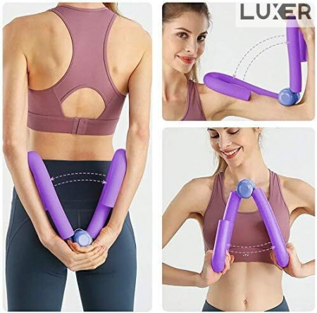 Aparat Fitness Multifunctional Pentru Tonifiere Musculara, Universal, Mov, Luxer, dispozitiv tonifiere musculara pentru muschi abdominali, fese, coapse, combatere celulita, pentru femei decathlon intersport ieftin luxer [4]