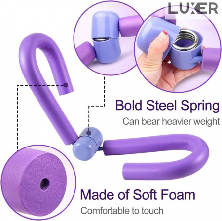 Aparat Fitness Multifunctional Pentru Tonifiere Musculara, Universal, Mov, Luxer, dispozitiv tonifiere musculara pentru muschi abdominali, fese, coapse, combatere celulita, pentru femei decathlon intersport ieftin luxer [1]